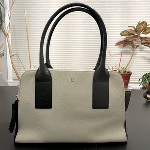 Kate Spade double zipper shoulder tote